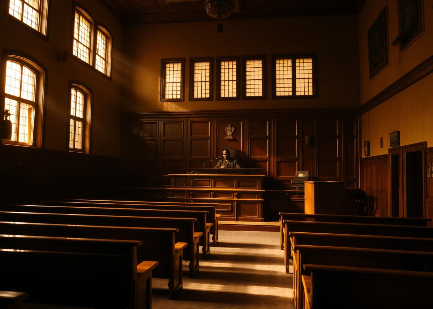 Courtroom interior